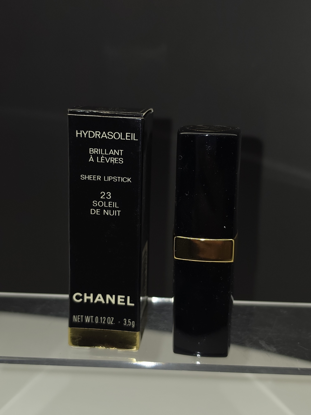 DISCONTINUED CHANEL Hydrasoleil Lipstick - "Soleil De Nuit" - Picture 4 of 5